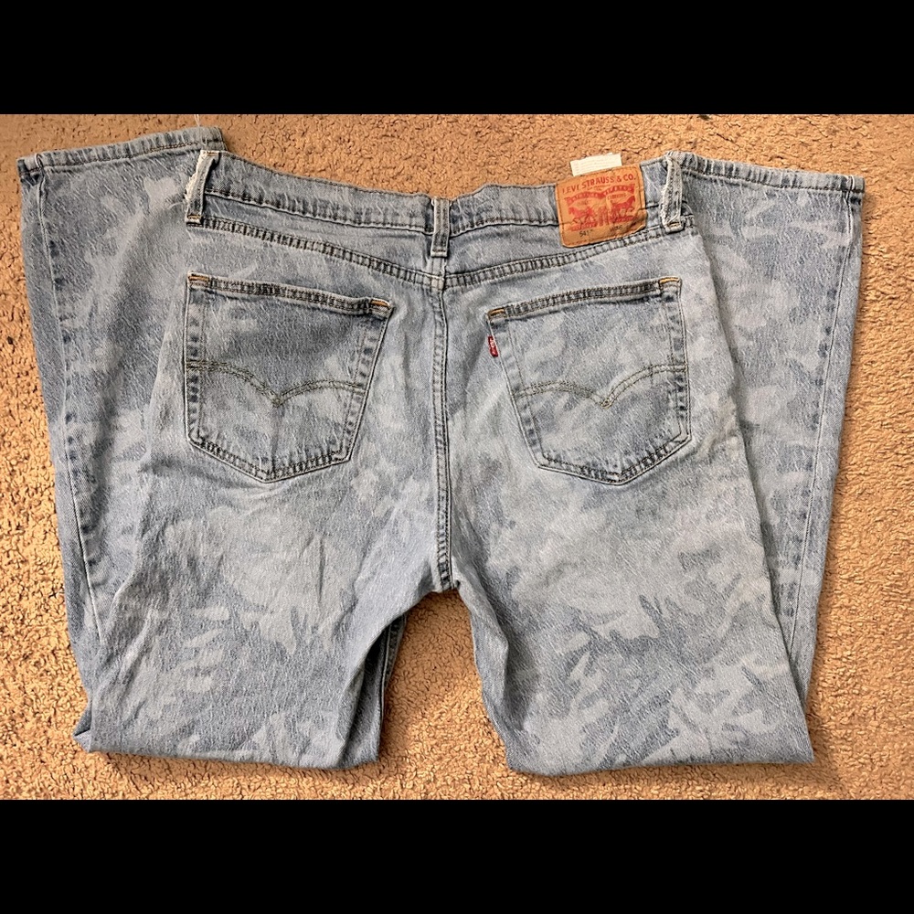 Levi Strousse Camo Print Jeans